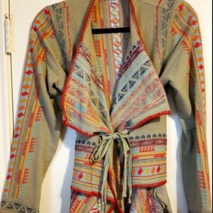 NWOT Southwestern style hi/low wrap